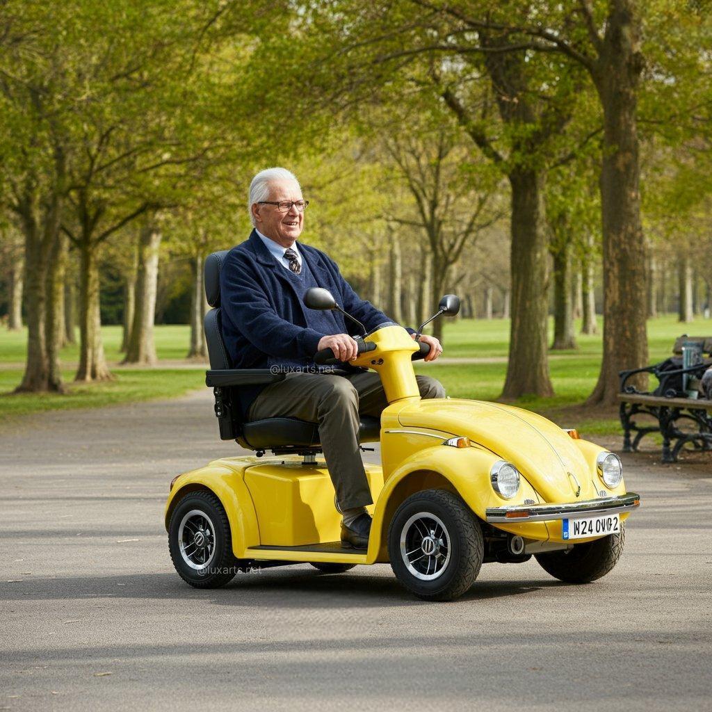 Beetle-inspired mobility scooter