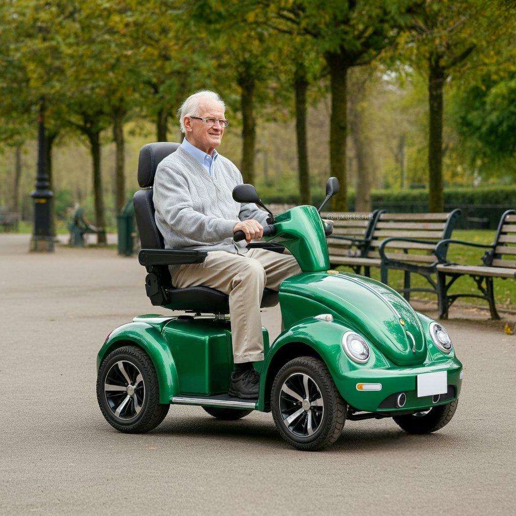 Beetle-inspired mobility scooter