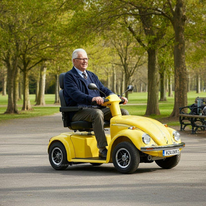 Beetle-inspired mobility scooter